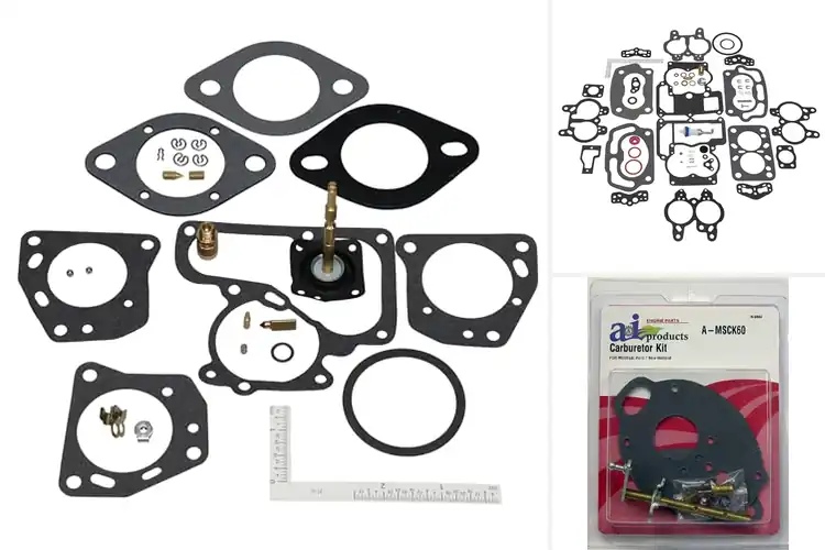 Detailed view of Best American-Made Carburetor Components