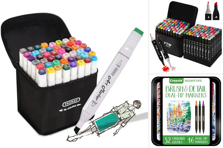 Detailed view of Best Art Markers: Top 10 Picks for Vibrant Creativity