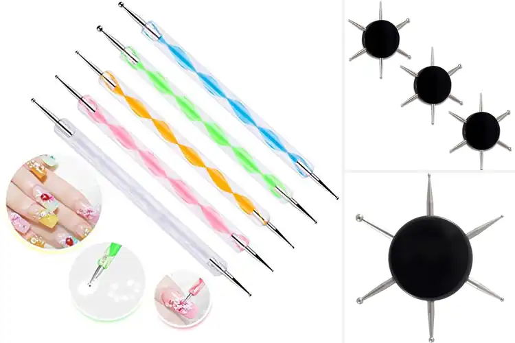Detailed view of Best Compact Nail Art Circle Dotting Tool