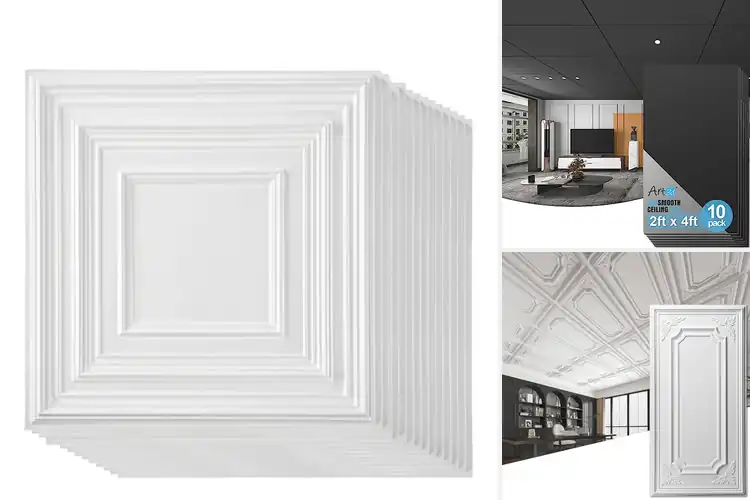 Detailed view of Best Drop Ceiling Tiles For Diy: 10 Easy Install Options