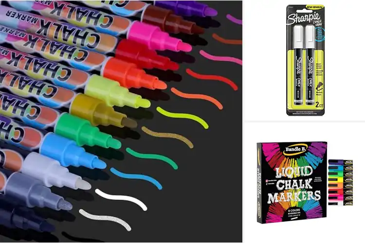 Detailed view of Best Erasable Chalk Marker With Wet Cloth Erase
