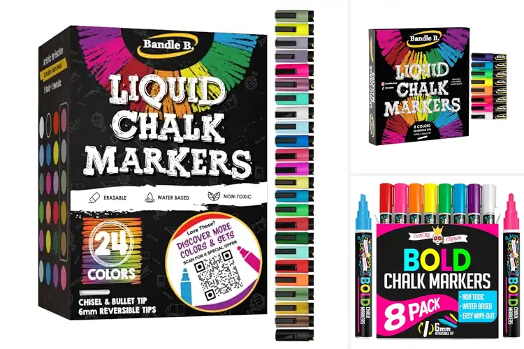 Detailed view of Best Erasable Chalk Markers