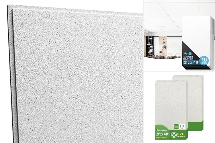 Detailed view of Best Fire-Rated Ceiling Tiles