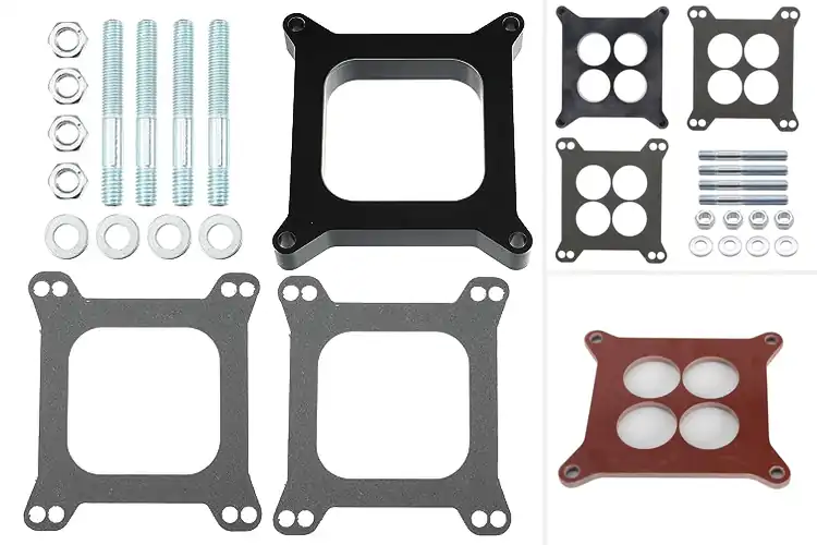 Detailed view of Best Heat Transfer Blocking Carburetor Spacers