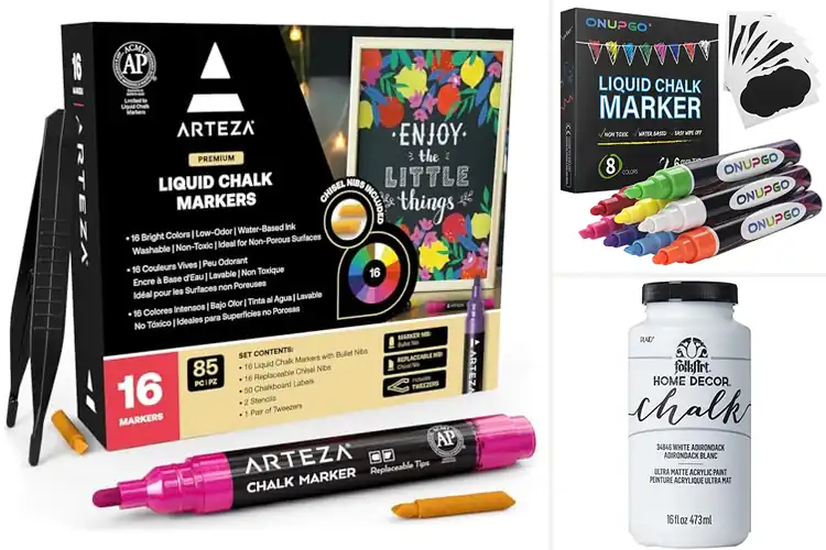 Detailed view of Best Labeling Chalk Paints for Creative Organization