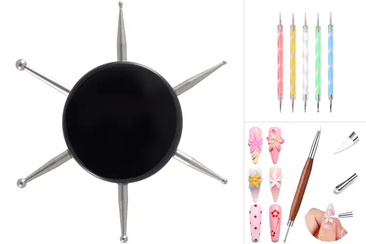 Detailed view of Best Multi Tip Nail Stippling Tool