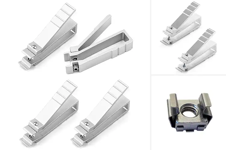 Detailed view of Best One Sided Installation Cage Nuts