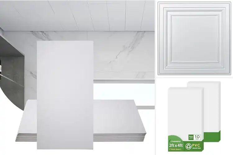 Detailed view of Best PVC Ceiling Tiles For Water Resistance