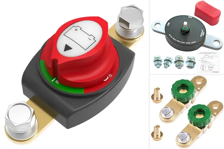 Detailed view of Best Side Post Battery Switches