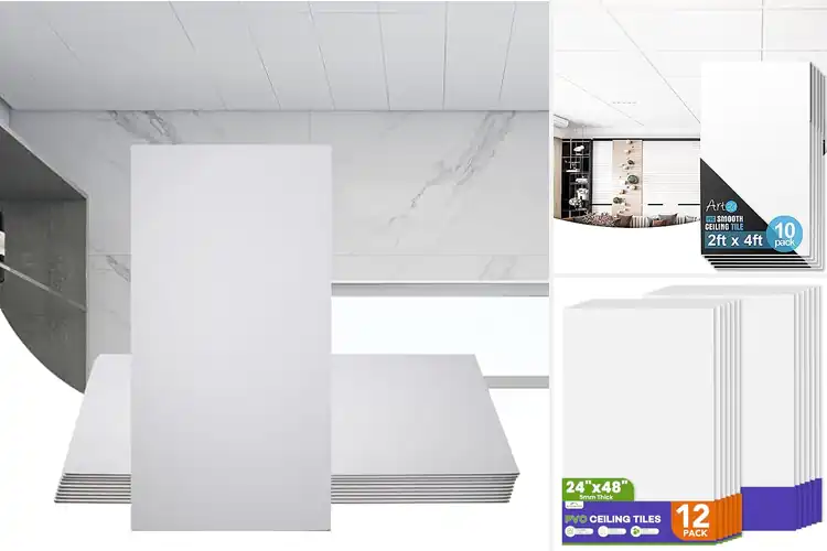Detailed view of Best Smooth Ceiling Tiles