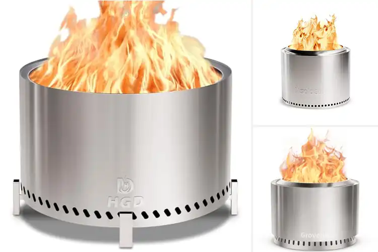 Detailed view of Best Stainless Steel Fire Pit