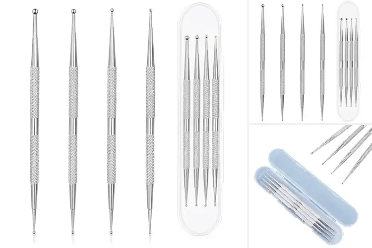 Detailed view of Best Stainless Steel Nail Dotting Tools