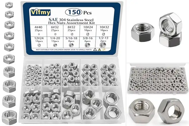 Detailed view of Best Stainless Steel Nuts