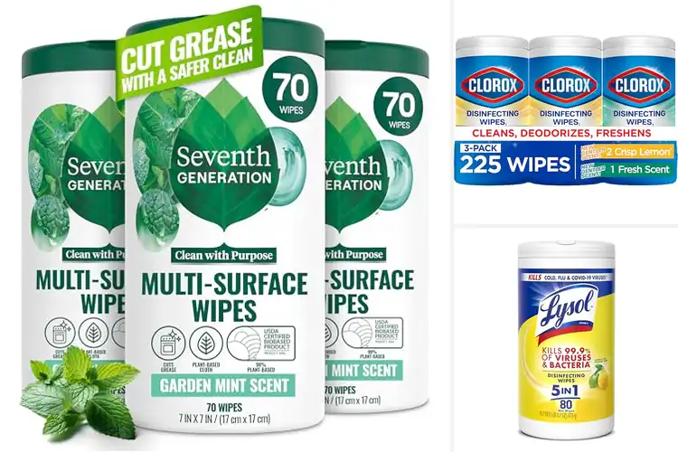 Detailed view of Best Surface Cleaning Wipes