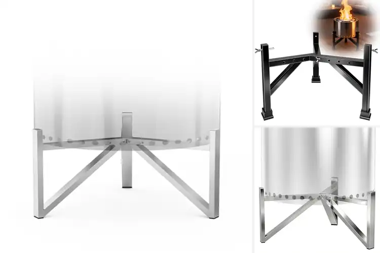 Detailed view of Best Triangular One-Piece Stand Fire Pit