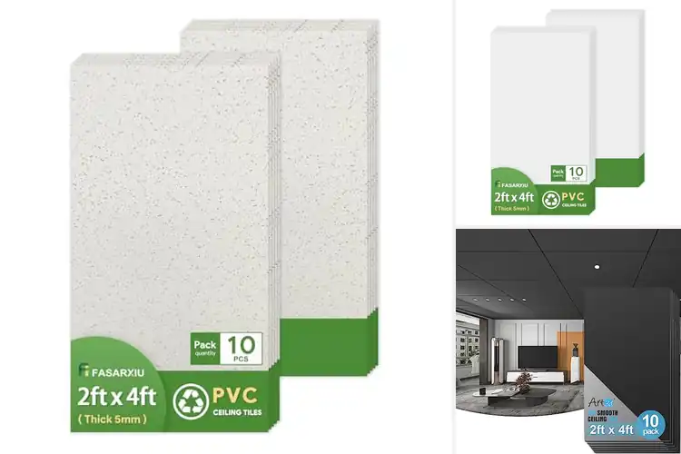 Detailed view of Best Washable Ceiling Tiles For Easy Cleaning