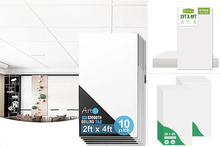 Detailed view of Best Washable Ceiling Tiles: Top 10 Durable & Stylish Picks