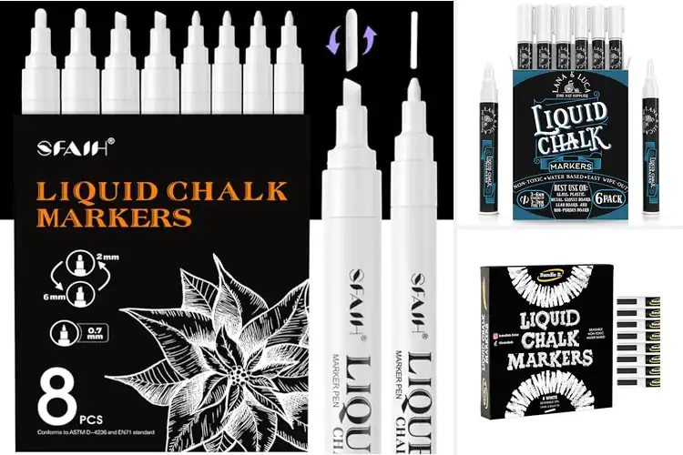 Detailed view of Best White Liquid Chalk Marker For Clear Lines