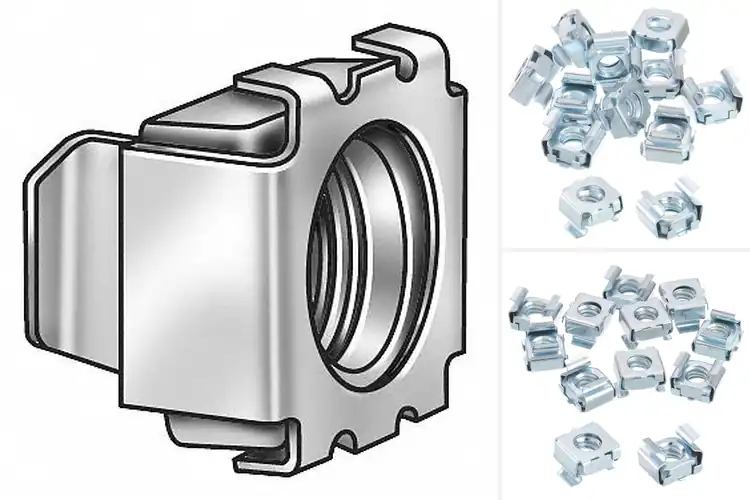 Detailed view of Best Zinc Plated Finish Cage Nuts